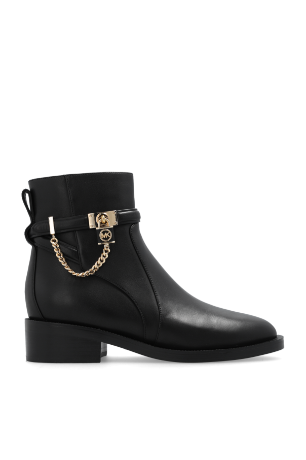 Michael Michael Kors ‘Hamilton’ leather preto boots