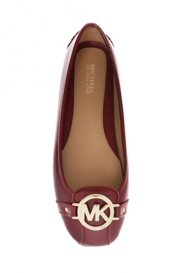 michael michael kors alice leather ballet flat