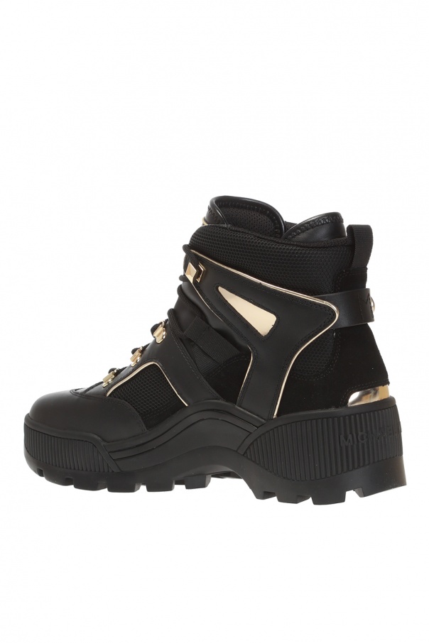 michael kors brooke leather and scuba trek sneaker