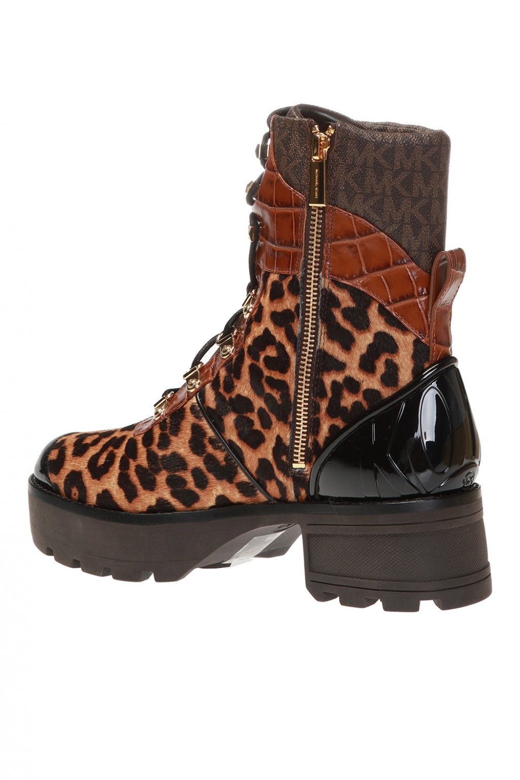 michael kors leopard ankle boots