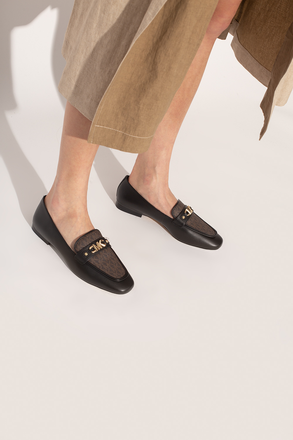 Michael Michael Kors 'Farrah' leather loafers | Women's Shoes | Vitkac