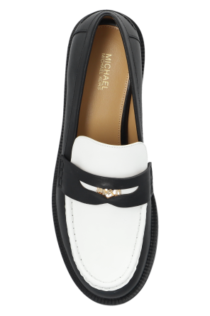 Michel Vivien cut-out detail mid-heel sandals ‘Eden’ loafers