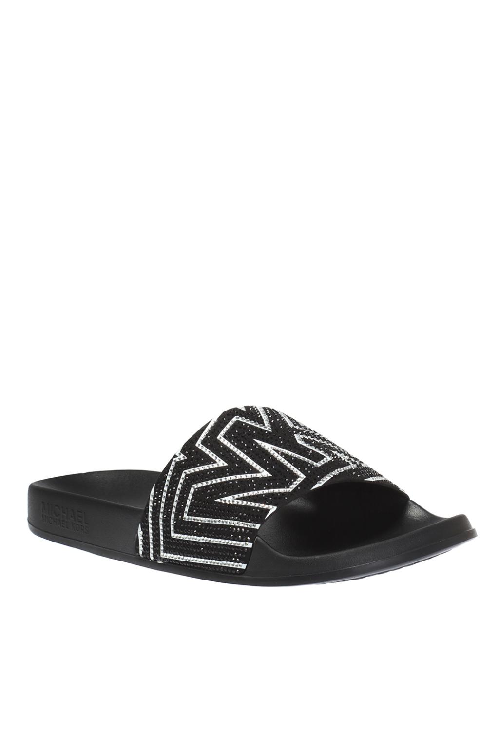 michael kors gilmore studded slides