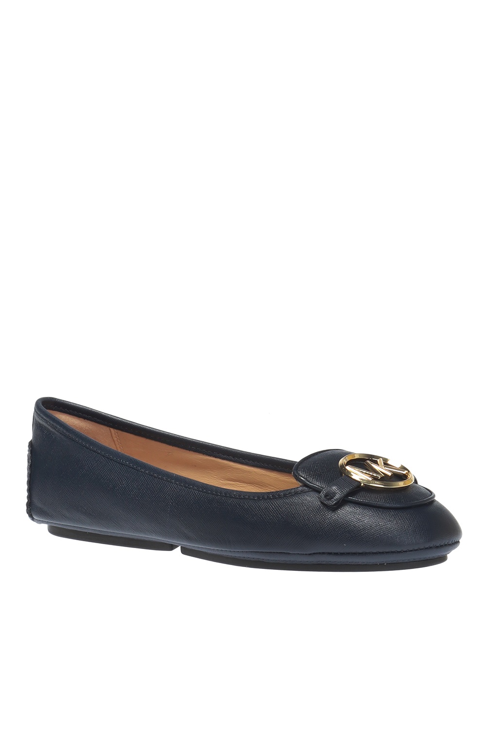 michael michael kors lillie leather moccasin