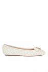 White chunky sole leather sneakers Bianco