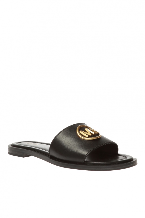 Black 'Brynn' slides with logo Michael Michael Kors - Vitkac TW