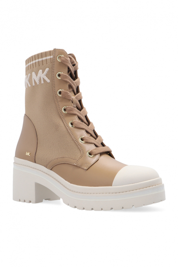 Beige 'Brea' combat boots Michael Michael Kors - Vitkac TW