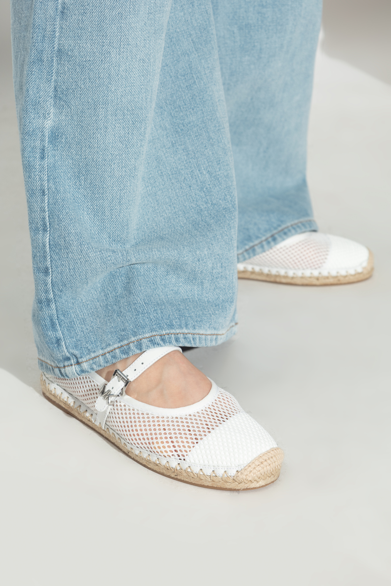 michael kors white flats