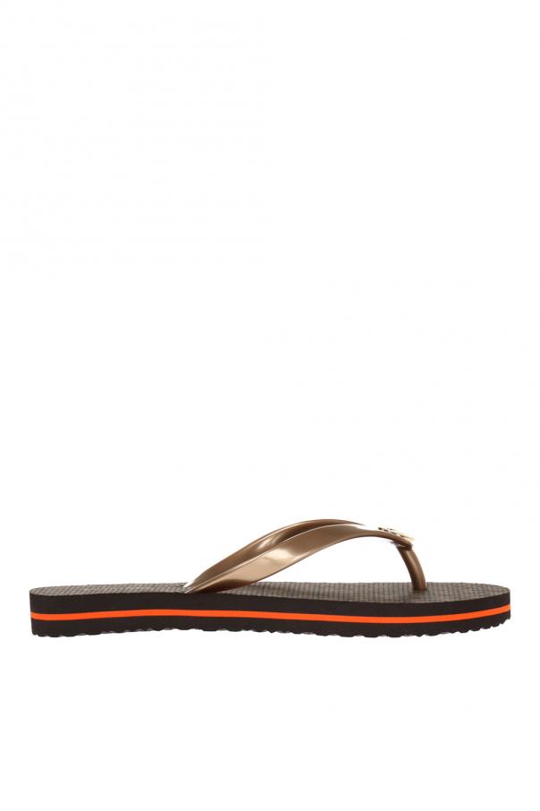 michael kors flip flops mens brown