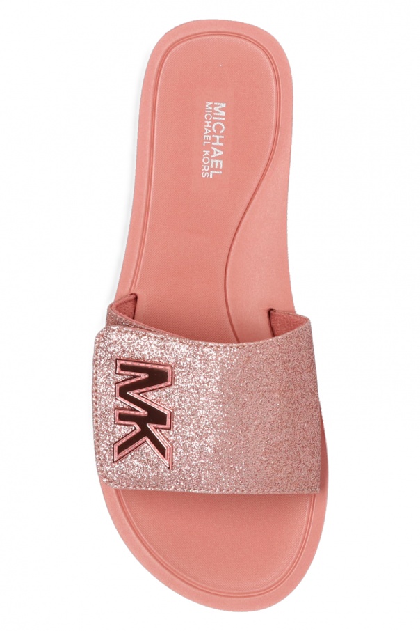 michael kors slides pink