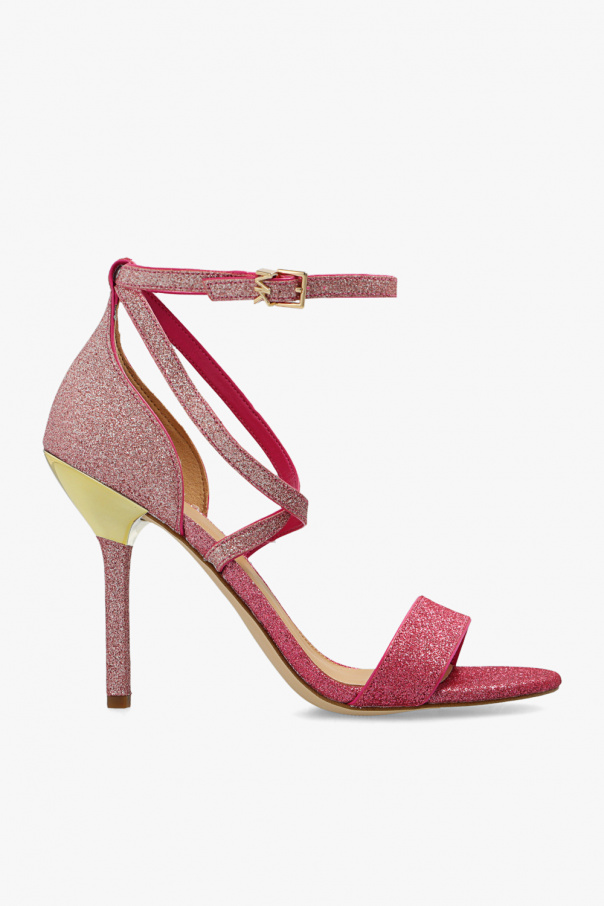 Francesco Russo cut-detail strap sandals ‘Astrid’ heeled sandals