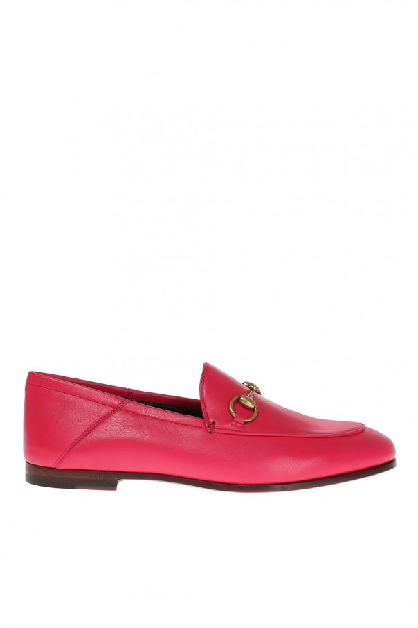 gucci brooch 'Brixton' loafers