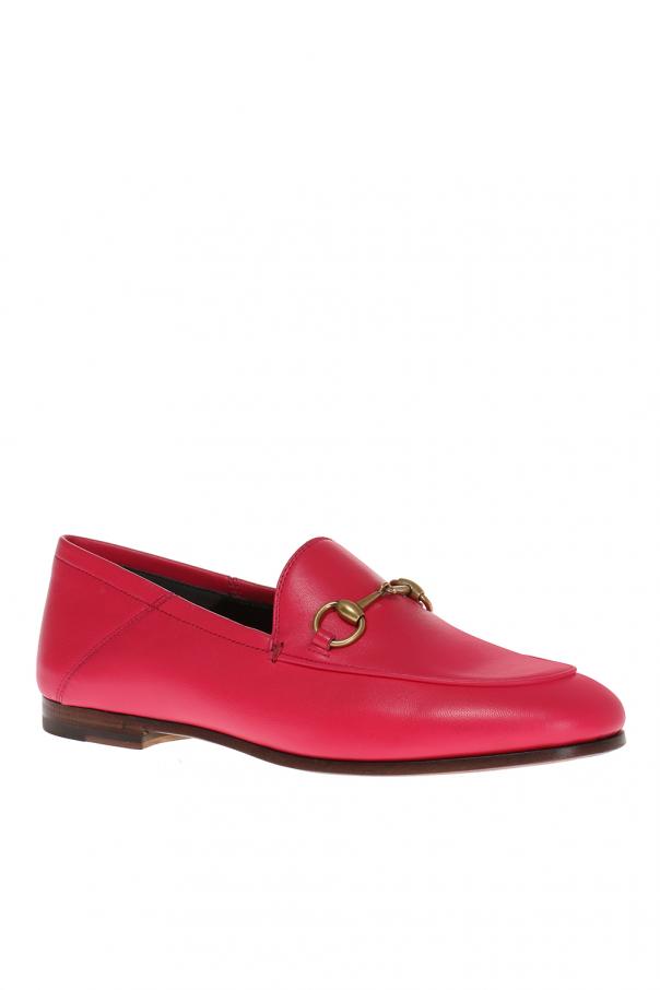 gucci brooch 'Brixton' loafers