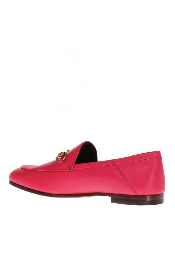 gucci brooch 'Brixton' loafers