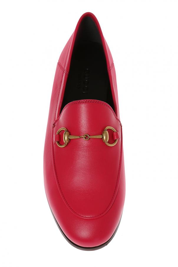 gucci brooch 'Brixton' loafers