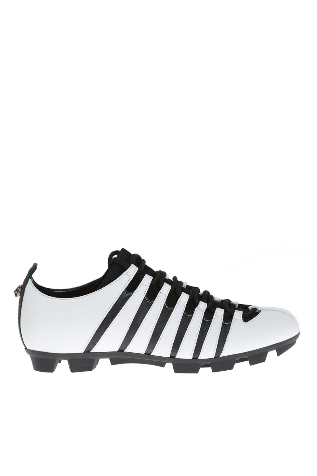 Gucci Black Titan Leather Football Boots for men