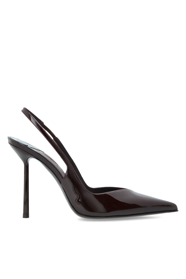 Leather heeled shoes 