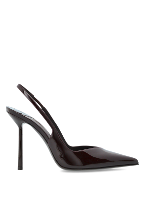 Leather heeled shoes "Vivienne"