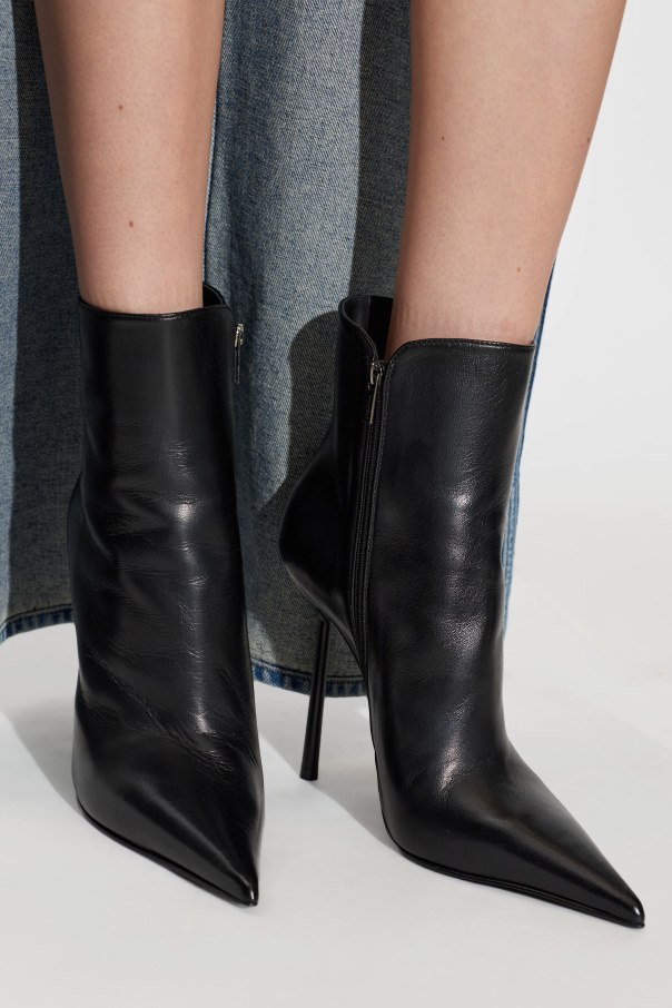 Le Silla Leather heeled ankle boots `Bella`