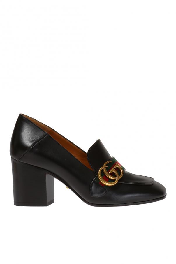 Louis Vuitton Block Heel Pumps (Black)