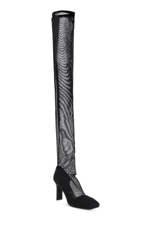 Courrèges Długie kozaki na obcasie