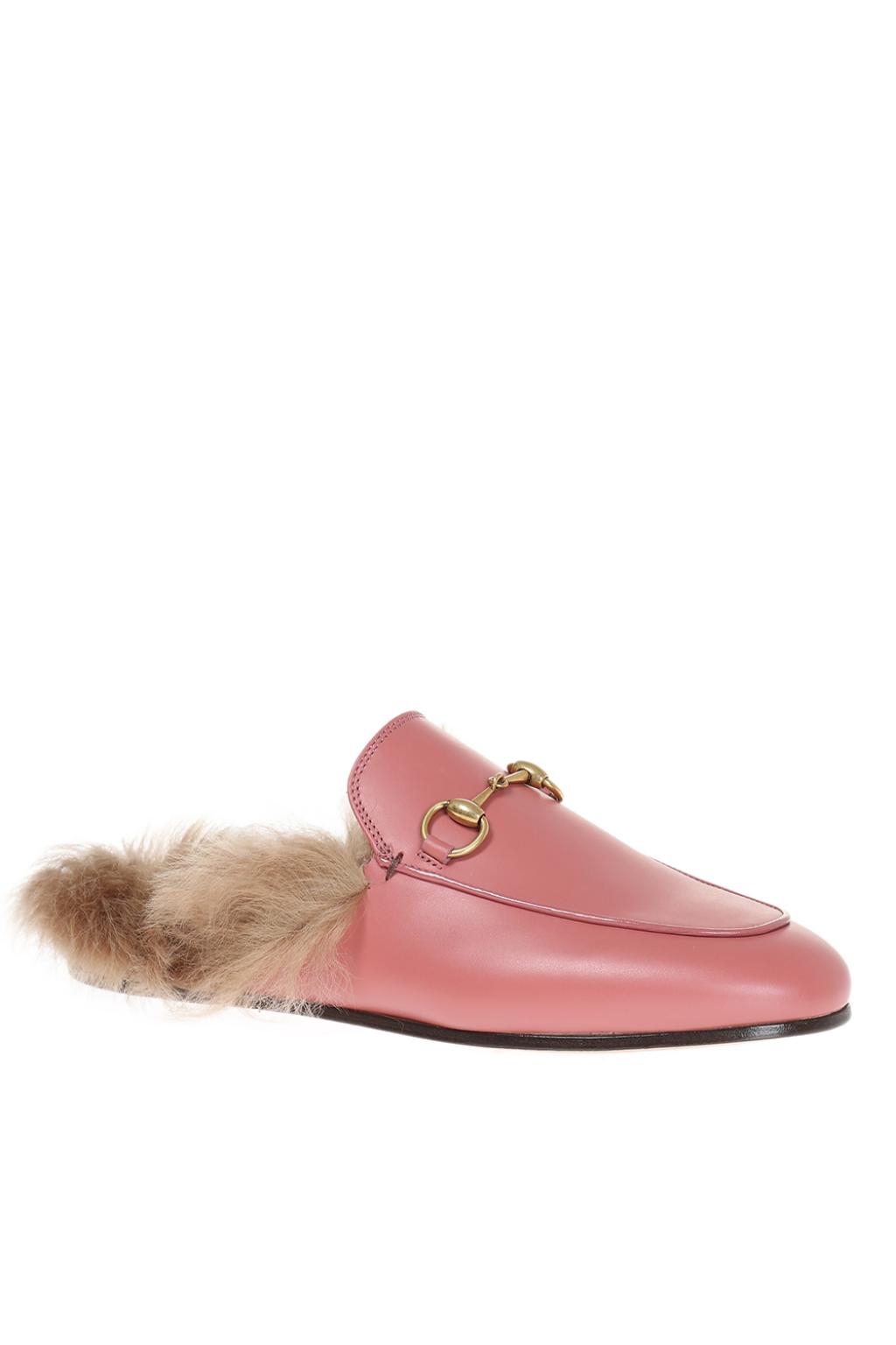 gucci pink slippers