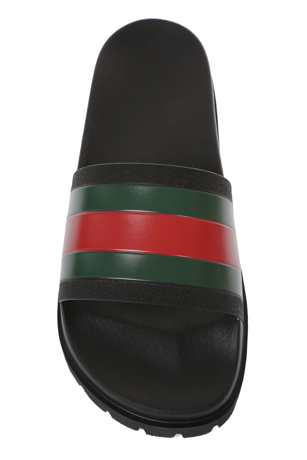 Gucci Web Slide Sandal Black Men's - 429469 GIB10 1098 - US