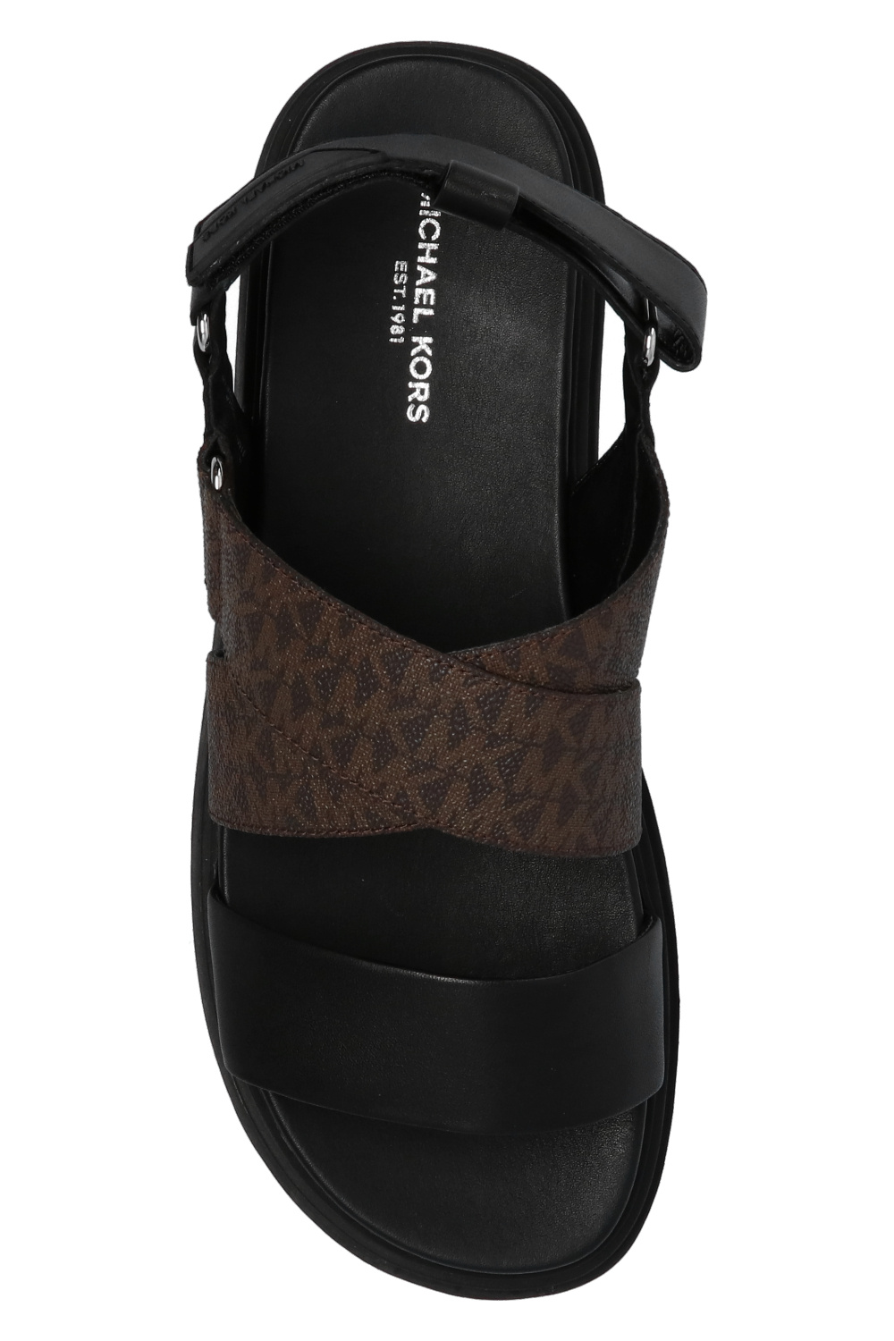 Michael Michael Kors 'Damon' sandals with logo | | Men's Shoes | birtie stiletto pumps jimmy choo shoes birtie drs black crystal