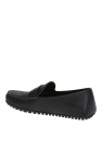 Gucci BLACK Leather moccasins