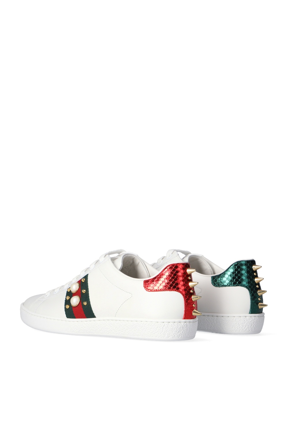 Ace Leather Sneakers Gucci Gov Us