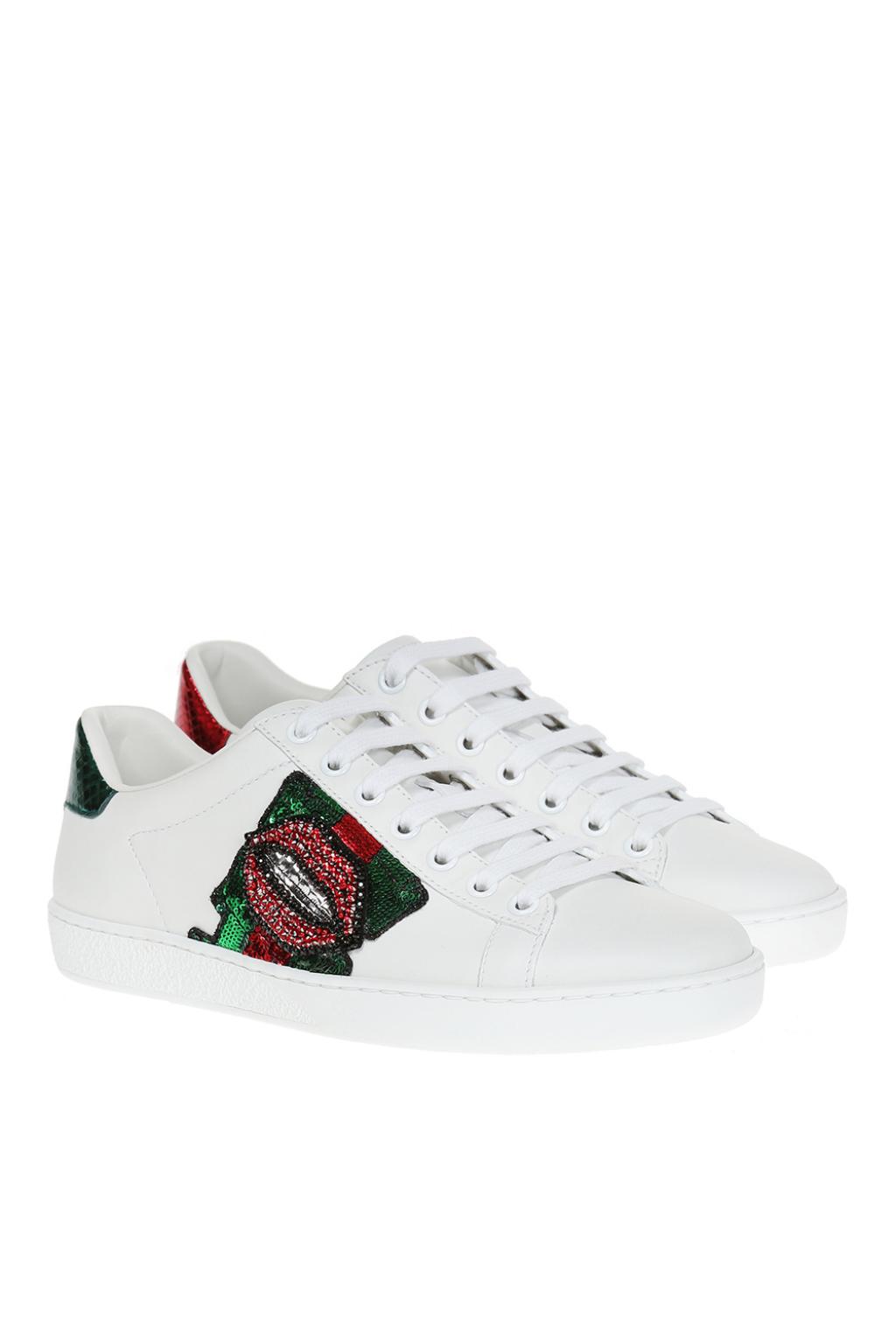 White Leather sneakers Gucci - Vitkac France