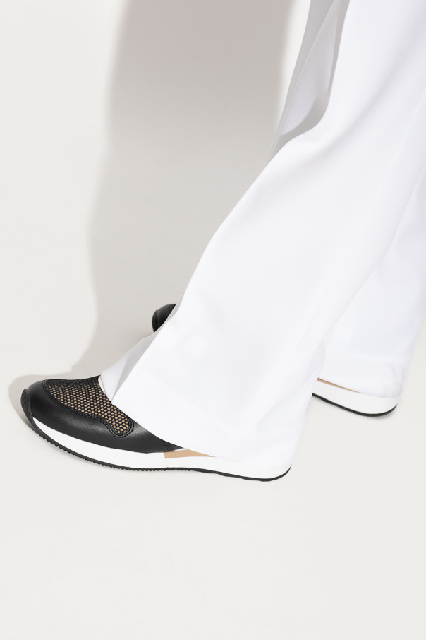 Marsèll lace-up open toe sandals Black ‘Maven’ wedge sneakers