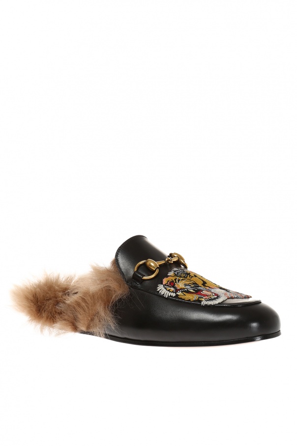 mens princetown leather slipper