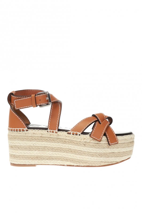 loewe bolso Platform sandals