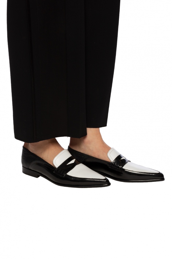 Loewe Leather loafers with fold-down heel