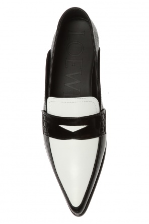 Loewe Leather loafers with fold-down heel