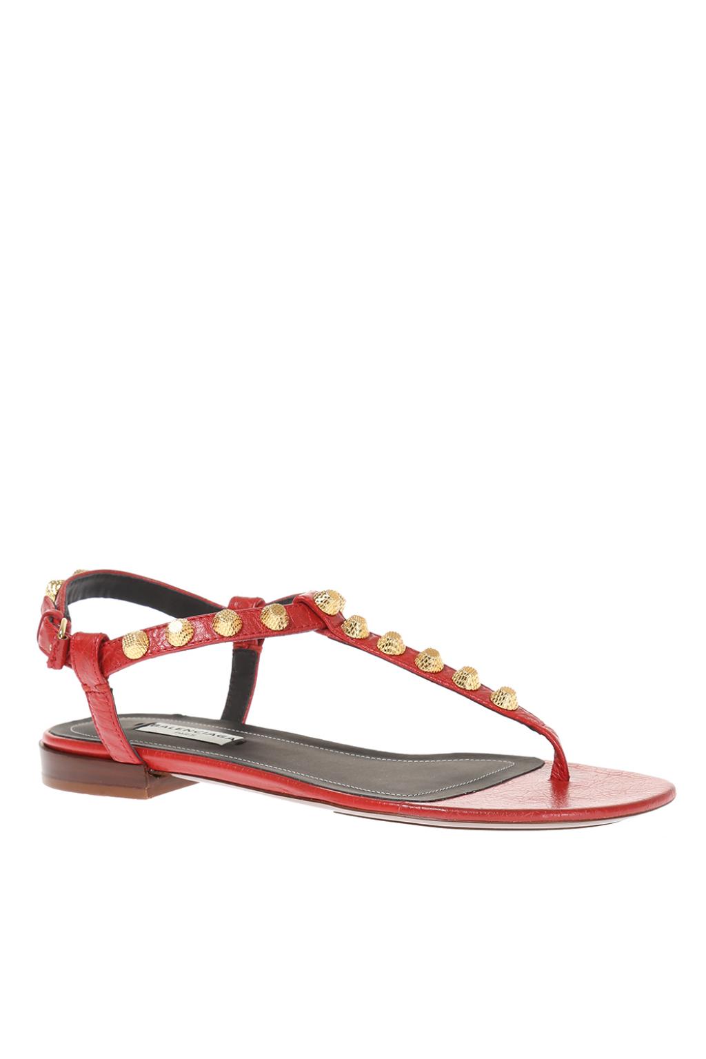 balenciaga studded sandals