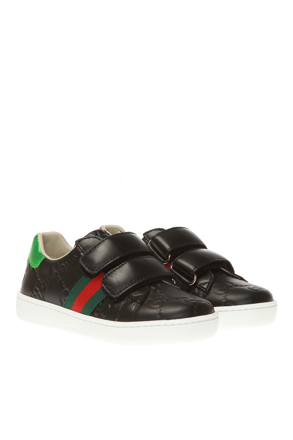 Shop GUCCI Ace Monogram Street Style Logo Sneakers by selectM
