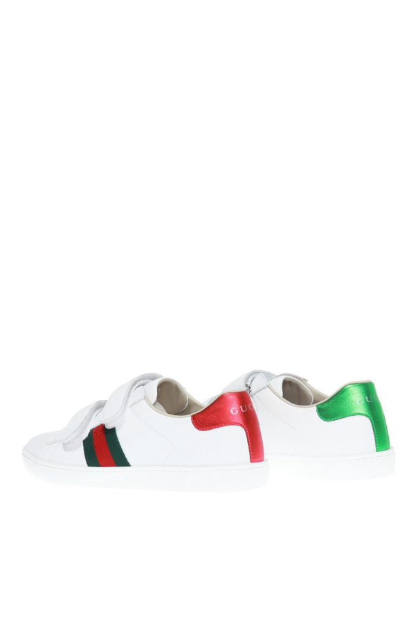 gucci chain Kids 'Web' stripe sneakers