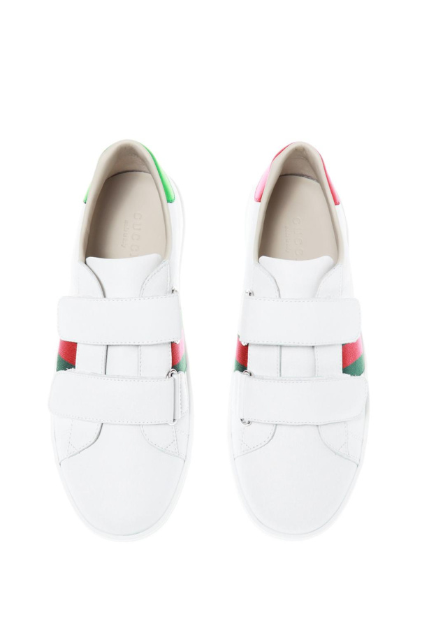 Gucci Kids 'Web' stripe sneakers