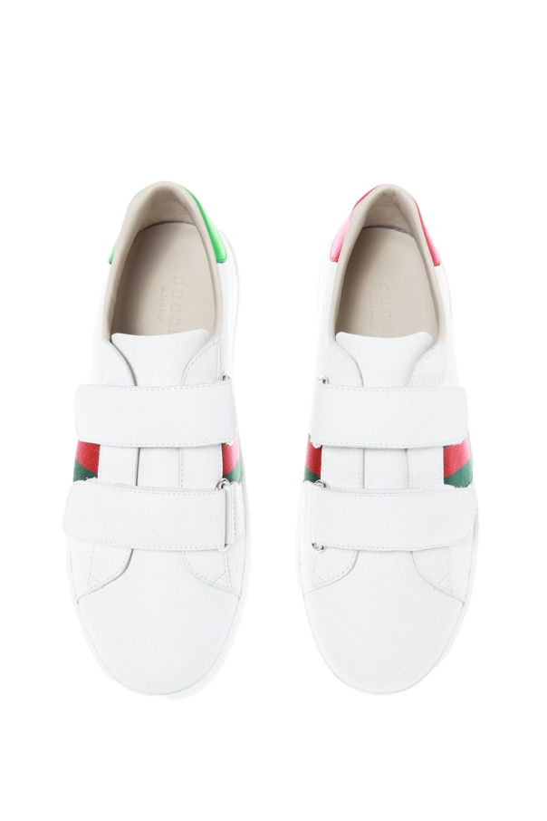 gucci chain Kids 'Web' stripe sneakers