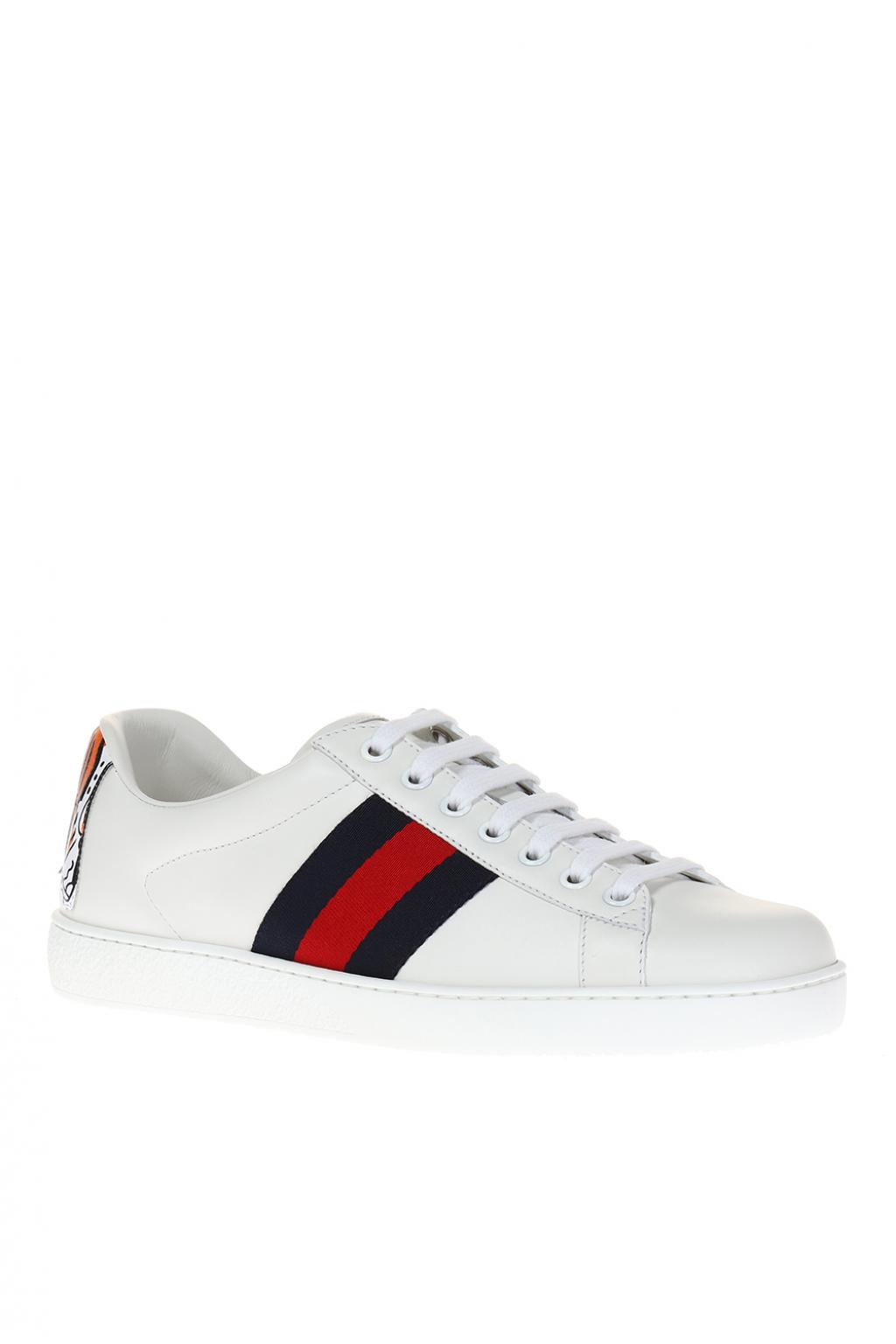 gucci ace web sneakers