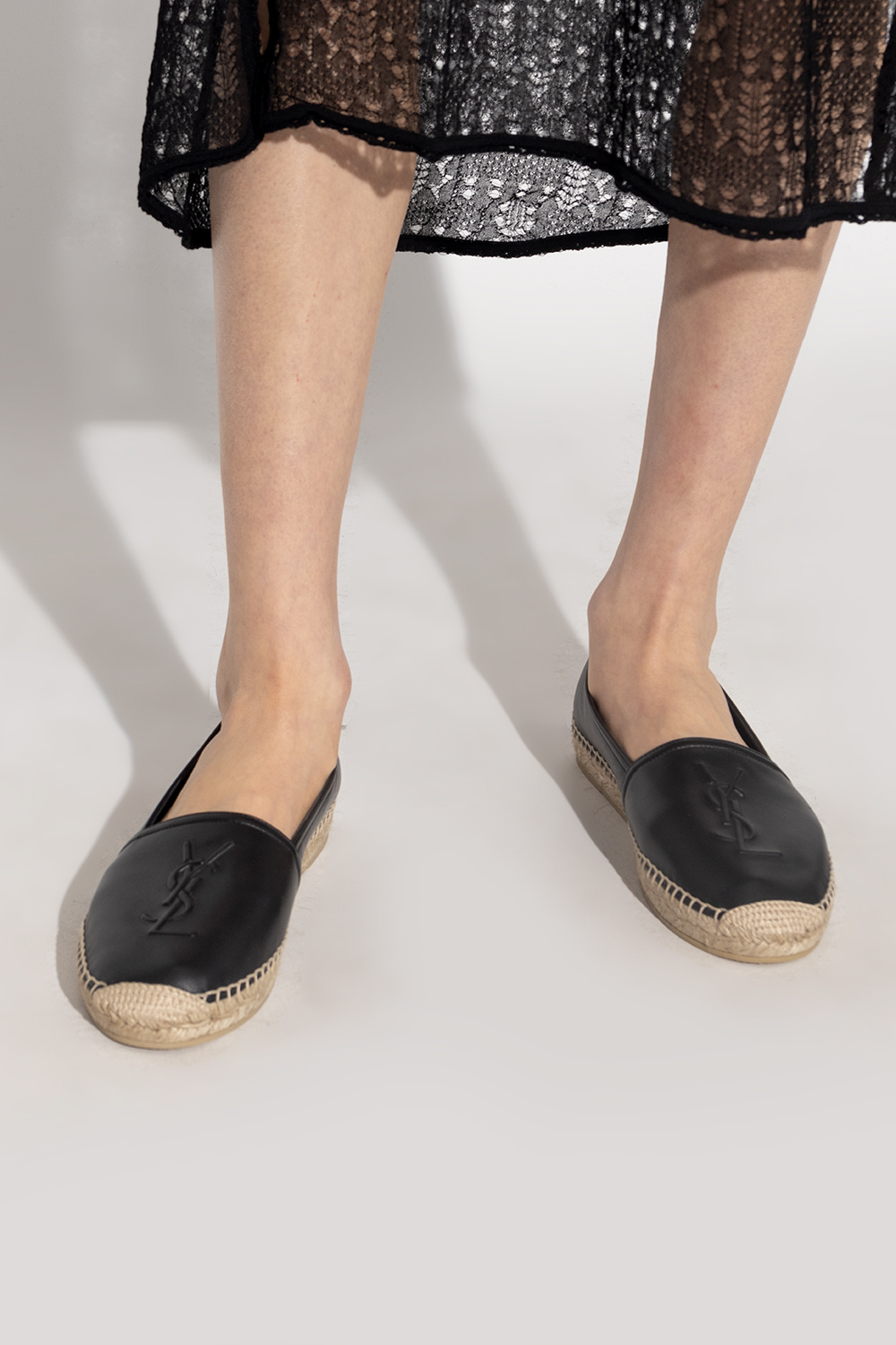 Saint Laurent Leather espadrilles