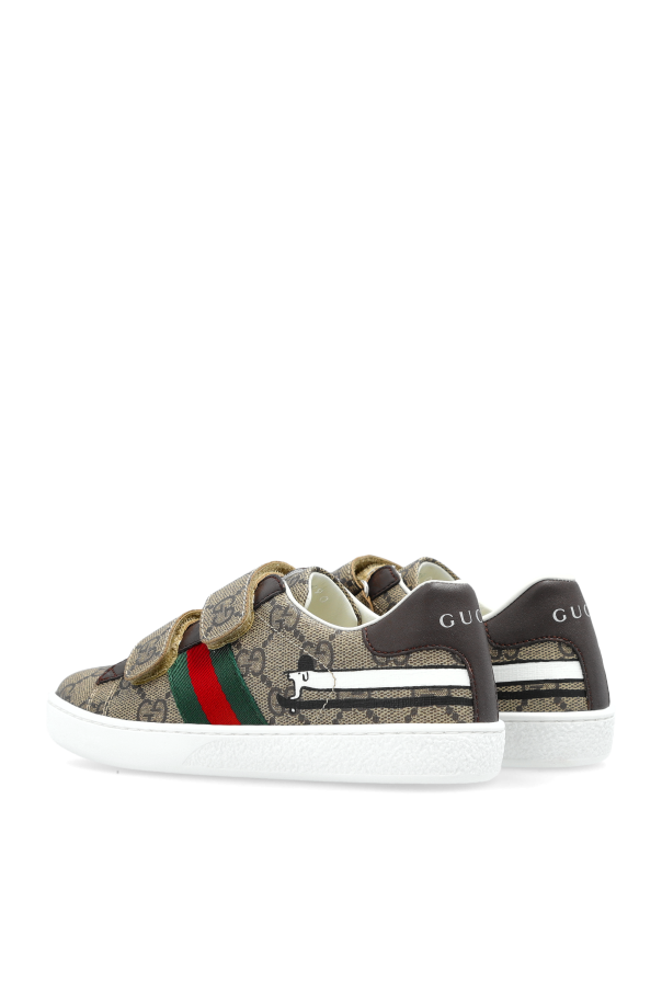 Gucci Kids Sportschuhe aus "GG Supreme"-Canvas