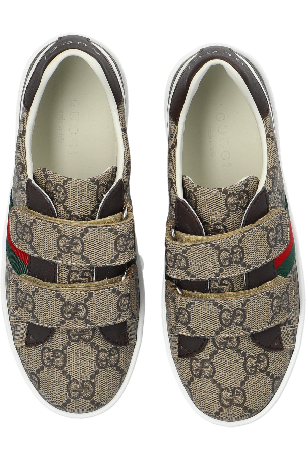 Gucci Kids Sportschuhe aus "GG Supreme"-Canvas