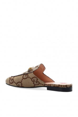 gucci Orange ‘Princetown’ slippers