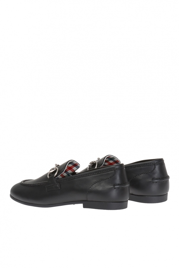 Gucci Kids Horsebit loafers