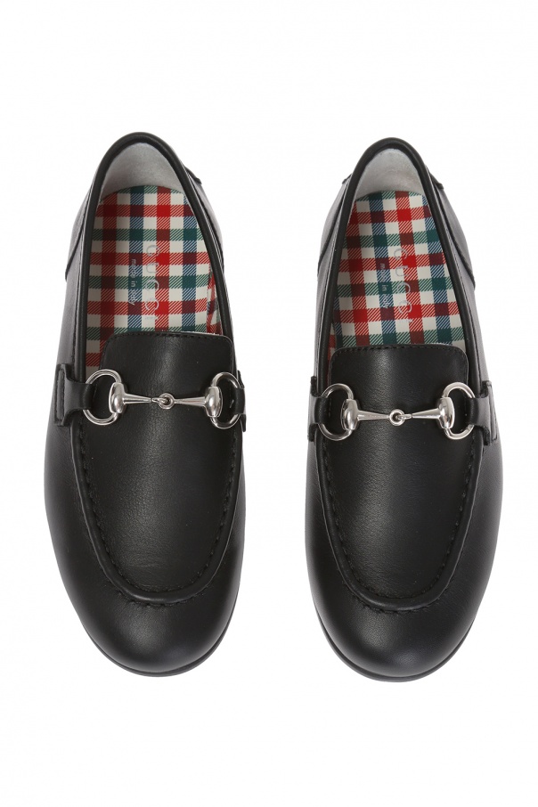 Gucci Kids Horsebit loafers