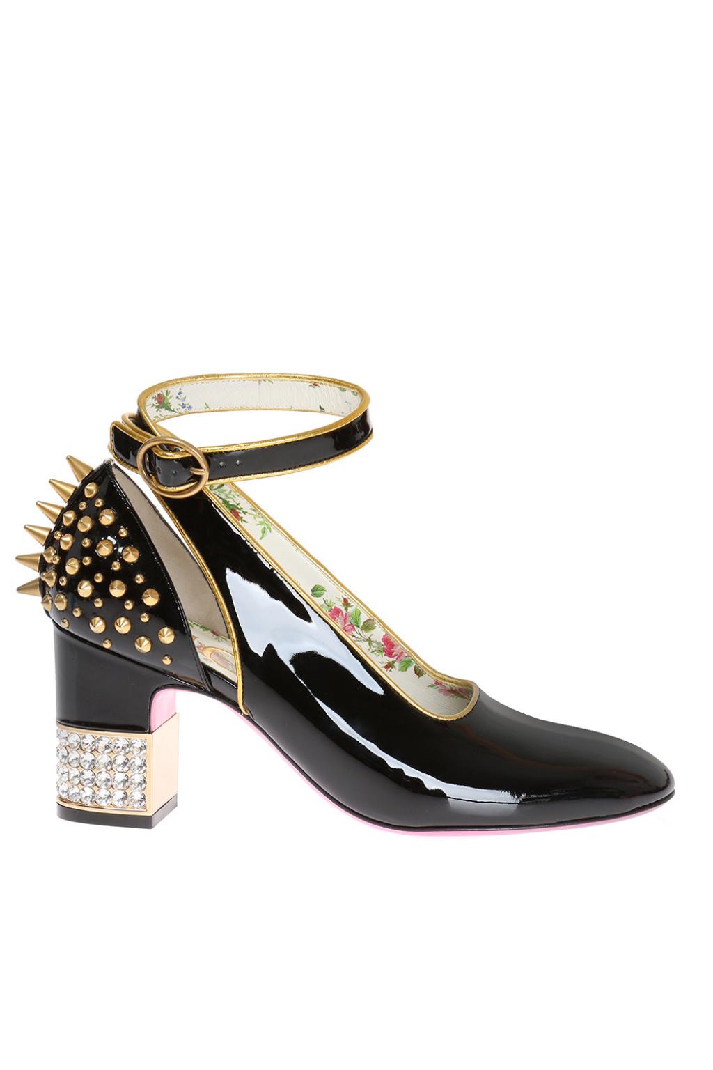 gucci studded pumps