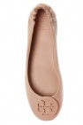 Tory Burch Leather ballet flats with logo